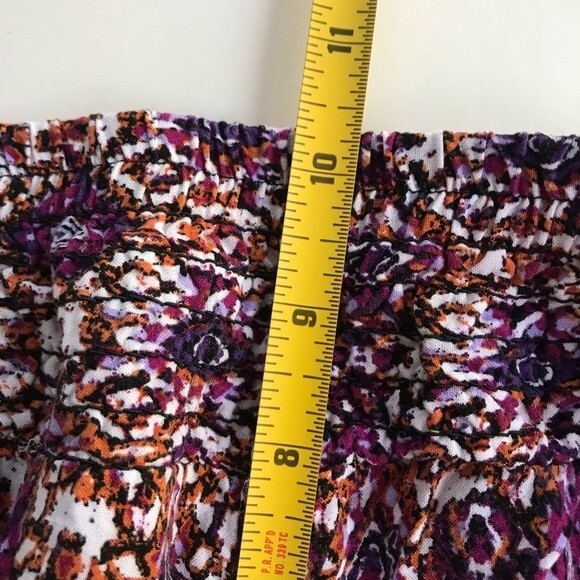 Dressbarn Palazzo Pants Flowy Boho Wide Leg Elastic Ikat Womens Size 1X Plus - Picture 9 of 13